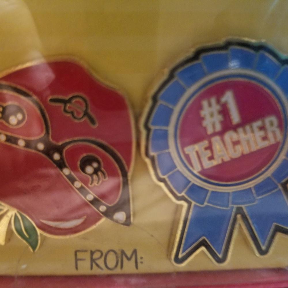 🍎 Teacher Pin Set 📚 - Picture 2 of 3